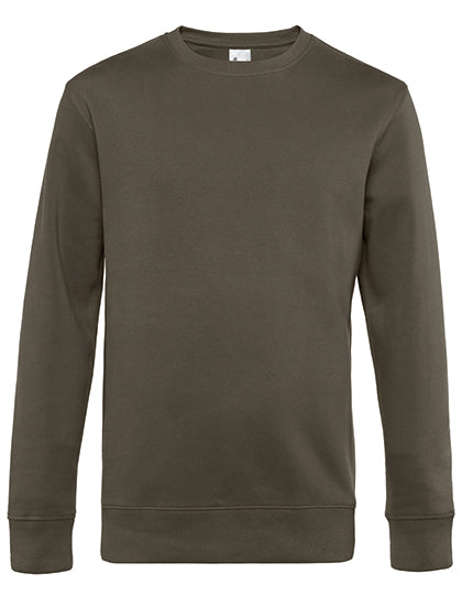 B&C King Crew Neck Sweatshirt Herren