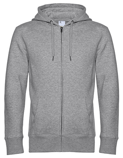 B&C King Zipped Hoodie Herren