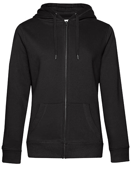 B&C Queen Zipped Hoodie Damen