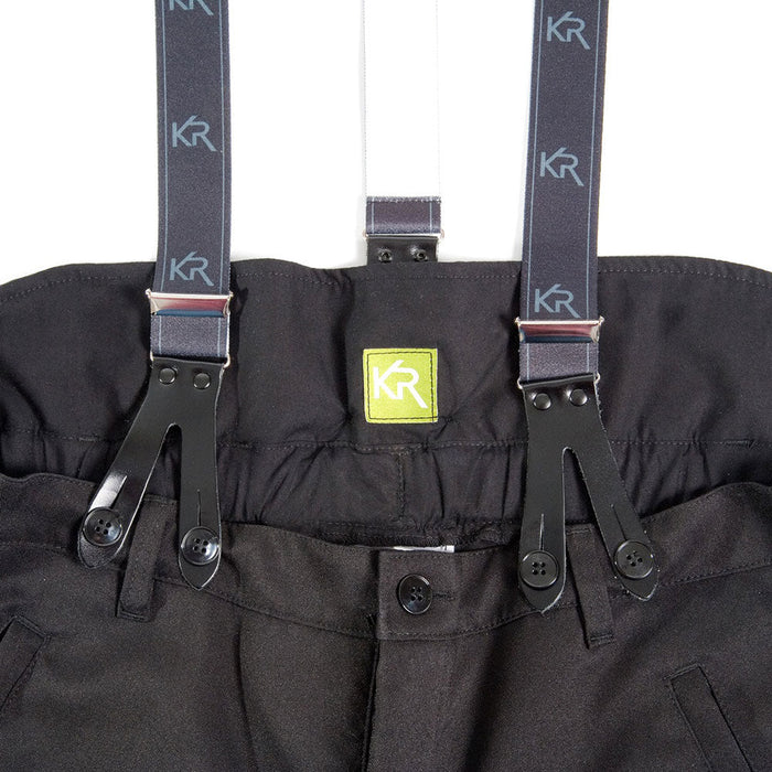 Hosenträger schwarz mit KR-Logo